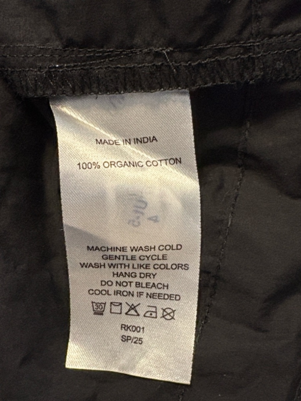 Quince 100% Organic Cotton Tiered Maxi Dress Size 1X Black Wedding Summer Fall - Picture 5 of 7